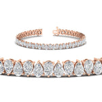 Load image into Gallery viewer, pear-shaped-tennis-bracelet-11-carat