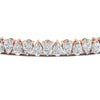 Load image into Gallery viewer, pear-shaped-tennis-bracelet-11-carat