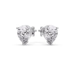 Load image into Gallery viewer, One Carat Diamond Pear Cut 3 Prong Earring