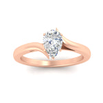 Load image into Gallery viewer, Twisted Shank Solitaire Engagement Ring