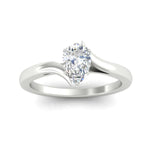 Load image into Gallery viewer, Twisted Shank Solitaire Engagement Ring
