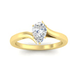 Load image into Gallery viewer, Twisted Shank Solitaire Engagement Ring