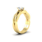 Load image into Gallery viewer, pear-shaped-vine-inspired-solitaire-bridal-ring-set-in-yellow-gold-fdens8252peangle2-nl-yg.jpg?v=1767085006