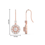 Load image into Gallery viewer, pendulum-diamond-drop-earring-in-rose-gold-fdear1128angle3-nl-rg-hw