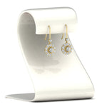 Load image into Gallery viewer, pendulum-diamond-drop-earring-in-yellow-gold-fdear1128stand-nl-yg