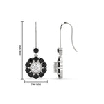 Load image into Gallery viewer, pendulum-diamond-drop-earring-with-black-diamond-in-white-gold-fdear1128gblackangle3-nl-wg-hw