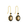 Load image into Gallery viewer, pendulum-diamond-drop-earring-with-black-diamond-in-yellow-gold-fdear1128gblackangle4-nl-yg