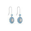 Load image into Gallery viewer, pendulum-diamond-drop-earring-with-ice-blue-topaz-in-white-gold-fdear1128gicbltoangle4-nl-wg