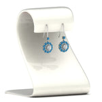 Load image into Gallery viewer, pendulum-diamond-drop-earring-with-ice-blue-topaz-in-white-gold-fdear1128gicbltostand-nl-wg