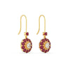Load image into Gallery viewer, pendulum-diamond-drop-earring-with-pink-sapphire-in-yellow-gold-fdear1128gsadrpiangle4-nl-yg