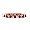 Load image into Gallery viewer, perfect-bezel-set-0.90-carat-round-diamond-and-ruby-eternity-wedding-band-in-rose-gold-FD8072ROBGRUDR-0.90CT-NL-RG-HW?v=1751956591