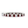 Load image into Gallery viewer, perfect-bezel-set-0.90-carat-round-diamond-and-ruby-eternity-wedding-band-in-white-gold-FD8072ROBGRUDR-0.90CT-NL-WG-HW?v=1751956594