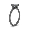 Load image into Gallery viewer, Oval Shaped Petite Bezel Solitaire Engagement Ring