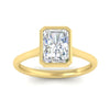Load image into Gallery viewer, Radiant Cut Petite Bezel Solitaire Engagement Ring
