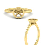 Load image into Gallery viewer, petite-bezel-semi-mount-diamond-solitaire-engagement-ring-in-yellow-gold-fdenr2992smangle3-nl-yg?v=1755855916