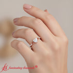 Load image into Gallery viewer, petite-celtic-engagement-ring-rose-gold-fdenr8061-model