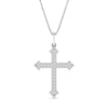 Load image into Gallery viewer, petite-diamond-cross-pendant-in-white-gold-FDPD10868ANGLE1-NL-WG
