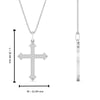Load image into Gallery viewer, petite-diamond-cross-pendant-in-white-gold-FDPD10868ANGLE2-NL-WG_20HW