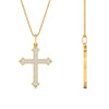 Load image into Gallery viewer, petite-diamond-cross-pendant-in-yellow-gold-FDPD10868ANGLE2-NL-YG