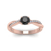 Load image into Gallery viewer, petite-twisted-round-black-diamond-engagement-ring-in-rose-gold-FD8253RORGBK-NL-RG.jpg
