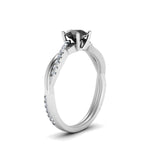 Load image into Gallery viewer, petite-twisted-round-black-diamond-engagement-ring-in-white-gold-FD8253RORGBK-NL-WG.jpg