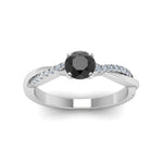 Load image into Gallery viewer, petite-twisted-round-black-diamond-engagement-ring-in-white-gold-FD8253RORGBK-NL-WG.jpg