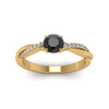 Load image into Gallery viewer, petite-twisted-round-black-diamond-engagement-ring-in-yellow-gold-FD8253RORGBK-NL-YG.jpg