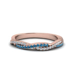 Load image into Gallery viewer, petite-twisted-vine-stacking-diamond-ring-with-blue-topaz-in-rose-gold-FD8233BGICBLTO-NL-RG