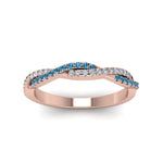 Load image into Gallery viewer, petite-twisted-vine-stacking-diamond-ring-with-blue-topaz-in-rose-gold-FD8233BGICBLTO-NL-RG