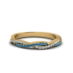 Load image into Gallery viewer, petite-twisted-vine-stacking-diamond-ring-with-blue-topaz-in-yellow-gold-FD8233BGICBLTO-NL-YG