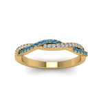 Load image into Gallery viewer, petite-twisted-vine-stacking-diamond-ring-with-blue-topaz-in-yellow-gold-FD8233BGICBLTO-NL-YG