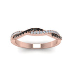 Load image into Gallery viewer, petite-twisted-vine-stacking-ring-with-black-diamond-in-rose-gold-FD8233BGBLACK-NL-RG