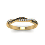 Load image into Gallery viewer, petite-twisted-vine-stacking-ring-with-black-diamond-in-yellow-gold-FD8233BGBLACK-NL-YG