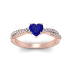 Load image into Gallery viewer, petite-vine-heart-sapphire-engagement-ring-in-rose-gold-FD8233HTRGSABL-NL-RG-GS.jpg