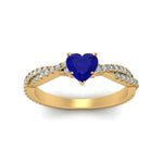 Load image into Gallery viewer, petite-vine-heart-sapphire-engagement-ring-in-yellow-gold-FD8233HTRGSABL-NL-YG-GS.jpg