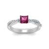 Load image into Gallery viewer, petite-vine-princess-cut-pink-sapphire-ring-in-platinum-FD8233PRRGSADRPIANGLE5-NL-WG-GS