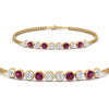 Load image into Gallery viewer, Dual Chain Round Diamond Bar Bracelet