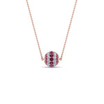 Load image into Gallery viewer, pink-sapphire-ball-pendant-0.70-ct-in-FDPD8433GSADRPI-NL-RG