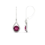 Load image into Gallery viewer, Solitaire Drop Earrings