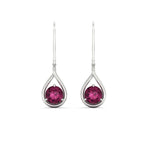 Load image into Gallery viewer, Solitaire Drop Earrings