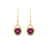 Load image into Gallery viewer, pink-sapphire-diamond-solitaire-drop-earrings-in-yellow-gold-fdear11552gsadrpiangle2-nl-yg.jpg?v=1777352675