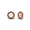 Load image into Gallery viewer, pink-sapphire-earring-jacket-for-2-carat-round-stud-earrings-in-yellow-gold-fdear11307gsadrpiangle1-0-50ct-nl-yg.jpg