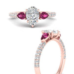 Load image into Gallery viewer, pink-sapphire-pear-accented-3-row-pear-shaped-engagement-ring-in-rose-gold-FD9982PERGSADRPIANGLE3-NL-RG