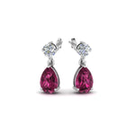 Load image into Gallery viewer, pink-sapphire-pear-drop-stud-diamond-earring-in-white-gold-FDEAR8386GSADRPI-NL-WG-GS