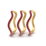 Load image into Gallery viewer, pink-sapphire-waves-pave-eternity-rings-in-yellow-gold-FD124152GSADRPIANGLE3-NL-YG-GS.jpg