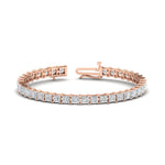 Load image into Gallery viewer, Princess Cut 15 Carat Basket Tennis Bracelet
