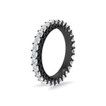 Load image into Gallery viewer, princess-cut-3-carat-eternity-diamond-black-wedding-band-in-black-gold-FD10247PRANGLE2-3.00CT-NL-BG