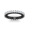 Load image into Gallery viewer, princess-cut-3-carat-eternity-diamond-black-wedding-band-in-black-gold-FD10247PRANGLE5-3.00CT-NL-BG