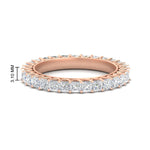 Load image into Gallery viewer, princess-cut-3-carat-eternity-diamond-wedding-band-in-rose-gold-FD10247PRB-3.00CT-NL-RG-HW