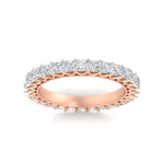 Load image into Gallery viewer, princess-cut-3-carat-eternity-diamond-wedding-band-in-rose-gold-FD10247PRBANGLE5-3.00CT-NL-RG